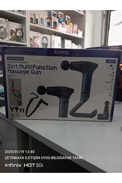 Çetinkaya AUHMA AMG29 3İN1 MULTİFUNTİON MASSAGE GUN