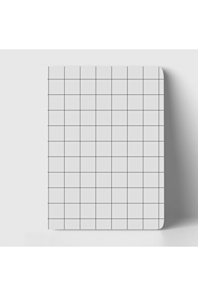 Joo Studio Kare Desenli Beyaz Defter (çizgili)
