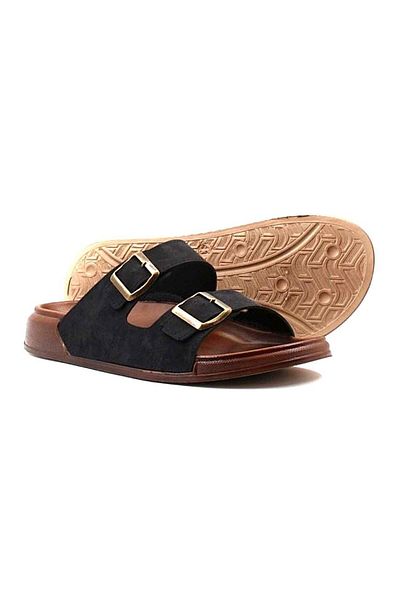 Pierre Cardin Pct-7411 Ανδρικές παντόφλες με διπλή ζώνη με ρυθμιζόμενη πόρπη