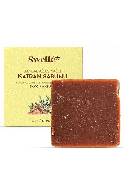 SWELLE Sandalwood Oil Juniper Tar Soap