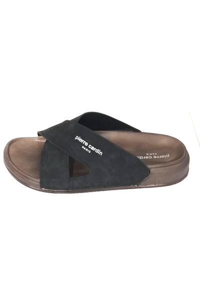 Pierre Cardin Pct-7412 Ανδρικές παντόφλες με χιαστί με λουράκι