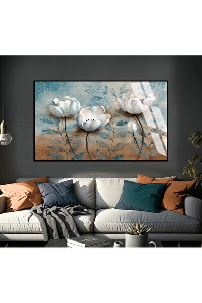 Harika bir ev HARİKABİREV | CULOARE MARO-TURCOAZ MODEL FLORAL 02 | TABLĂ DE S...