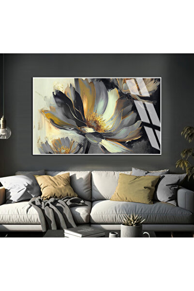 Harika bir ev HARİKABİREV | MODEL DETALIAT CU FLORI ABSTRACTE ÎN CULORI NEGRU...