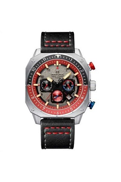 Naviforce Men's Wrist Watch Function Leather Band 2150