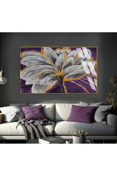 Harika bir ev HARİKABİREV | MODEL ABSTRACT CU FLORI DE MERUDE AURII | TABLĂ D...