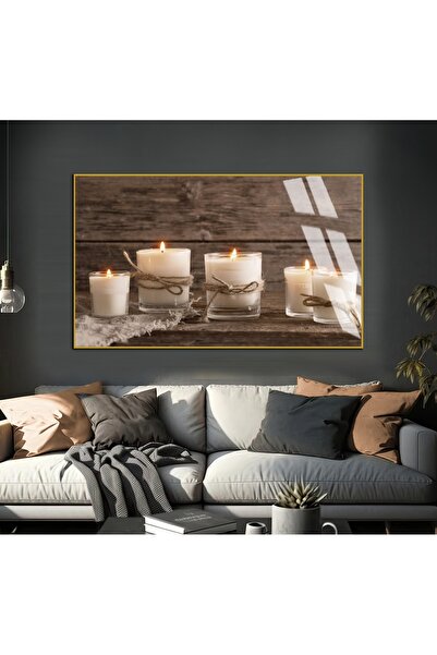 Harika bir ev HARİKABİREV | LUMÂNĂRI DECORATIVE MODEL 1 | TABLĂ DE STICLĂ SEC...