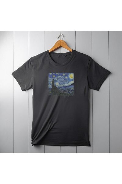 Ozzy Μπλουζάκι Unisex Starry Night Pattern 2 με ψηφιακή εκτύπωση