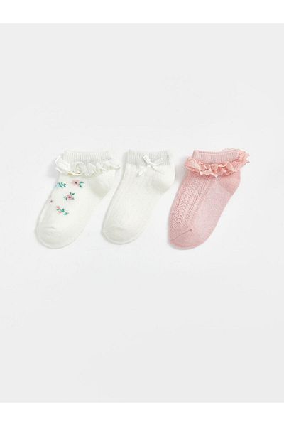 LC Waikiki LCW baby Flower Girl Бебешки ботуши Чорапи 3 бр