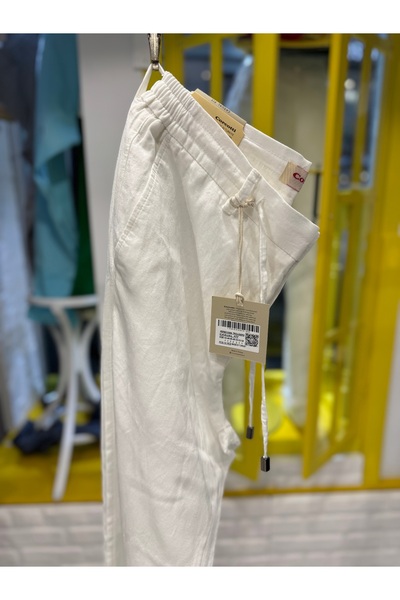 Perecoma Corcotti JOGGER KETEN KARIŞIMLI YAZLIK PANTOLON