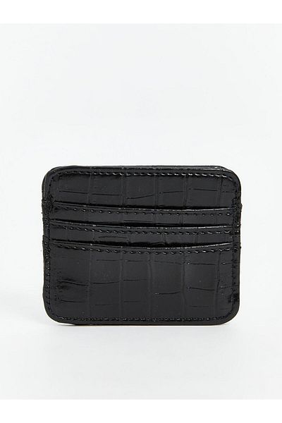 LC Waikiki LCW ACCESSORIES Leather Looking Crocodile Patterned Women's Card Holder