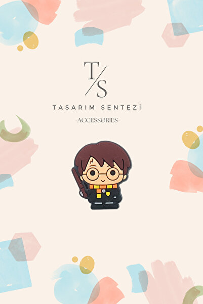 Tasarım Sentezi Rozet Silikon Broş Harry James Potter Kitap Film Yaka Çanta K...