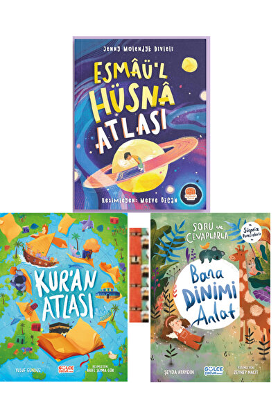 Gülce Kitap Esmâü'l Hüsnâ Atlası, Soru ve Cevaplarla Bana Dinimi Anlat, Kuran...