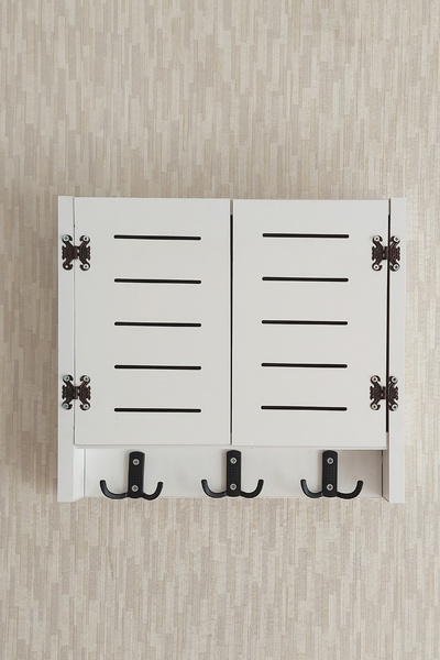 HKM Ticaret 40x50 Cm Geniş Dekoratif Anahtarlıklı Sigorta Saklama Kutusu! Ele...