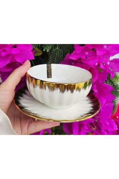 ROY KING Royking Avangarde - White Gold Ytc 002 Plate Bowl