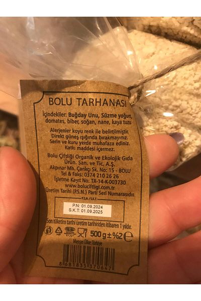 GIFTPALACE 500Gr Bolu Tarhana and Couplet Set