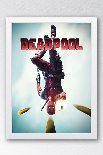 Saturn Πίνακας με κορνίζα Deadpool - Πίνακας αφίσας ταινίας Marvel