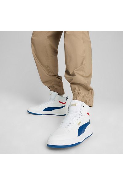 Puma Ανδρικό λευκό casual αθλητικό παπούτσια Caven 2.0 Mid
