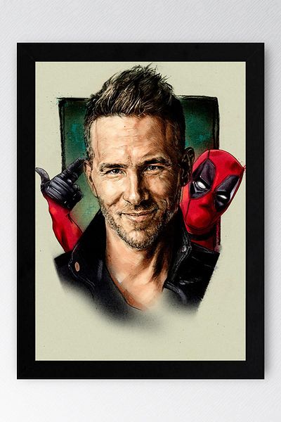 Saturn Pictură înrămată de Deadpool - Pictură poster film Marvel