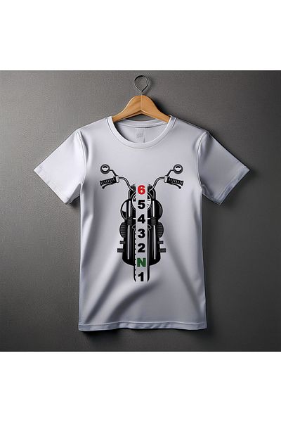 Ozzy Ψηφιακό μπλουζάκι Unisex Biker Pattern 1