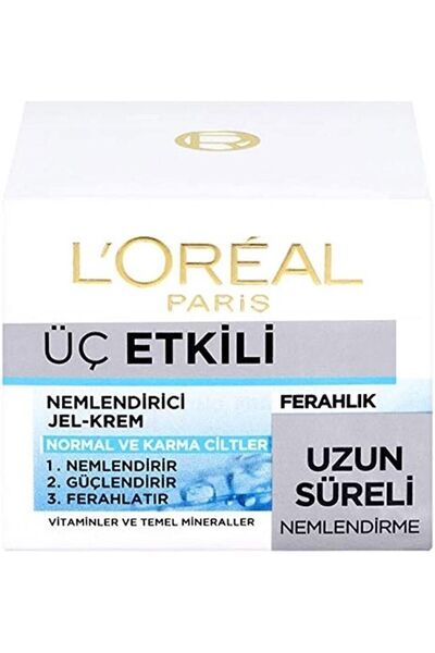 LoreLife L'oreal Paris Üç Etkili Nemlendirici Jel Krem 50 ml