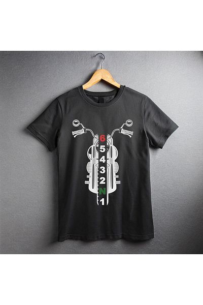 Ozzy Ψηφιακό μπλουζάκι Unisex Biker Pattern 1