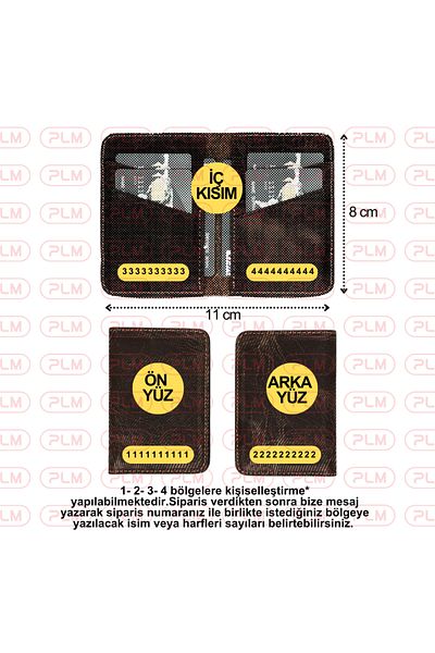 PLM Enrico Slim Leather Card Holder TN2 Antique Tan