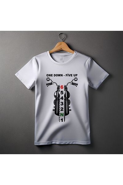 Ozzy Μπλουζάκι Unisex Biker Pattern 2 με ψηφιακή εκτύπωση