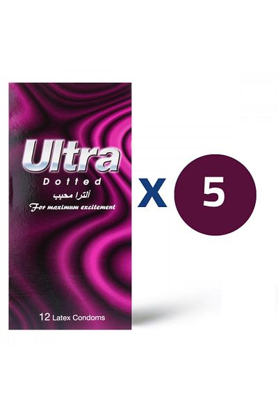 ULTRA Condoms Dotted 12 Pieces ( 5 Piece )