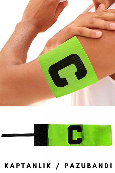 SAVUR Πράσινη επαγγελματική μπάντα Captain Armband