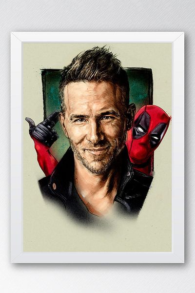 Saturn Πίνακας με κορνίζα Deadpool - Πίνακας αφίσας ταινίας Marvel