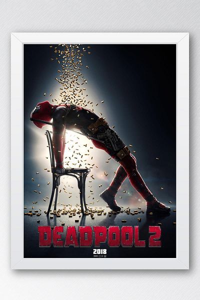 Saturn Πίνακας με κορνίζα Deadpool - Πίνακας αφίσας ταινίας Marvel
