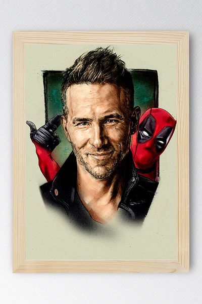 Saturn Pictură înrămată de Deadpool - Pictură poster film Marvel