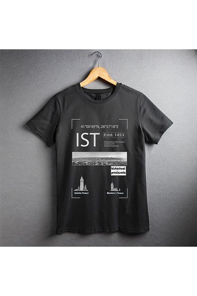 Ozzy Ψηφιακό μπλουζάκι Unisex Istanbul Pattern 1