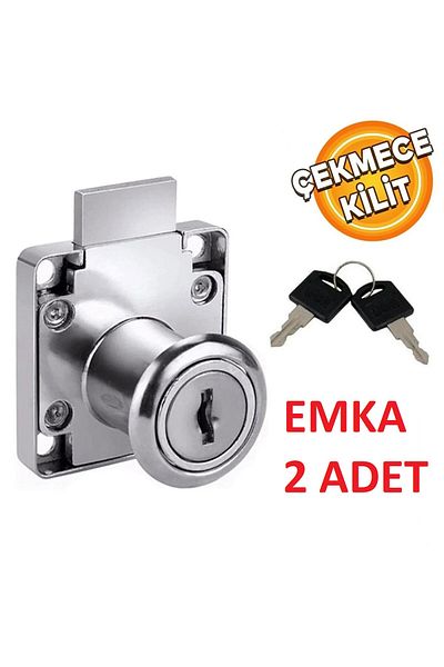 Emka Drawer Lock Square Type 2 Pcs Shipping Item Code 5407 Quality