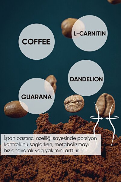 PENASIA Karahindiba Ve Guarana Özlü Yağ Yakımı Desteklı Granül Kahve