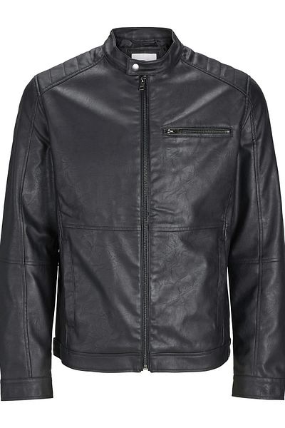 Jack & Jones Jjedylan Pu Biker Jacket Noos Coat