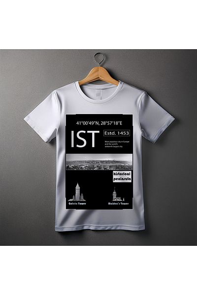 Ozzy Ψηφιακό μπλουζάκι Unisex Istanbul Pattern 1