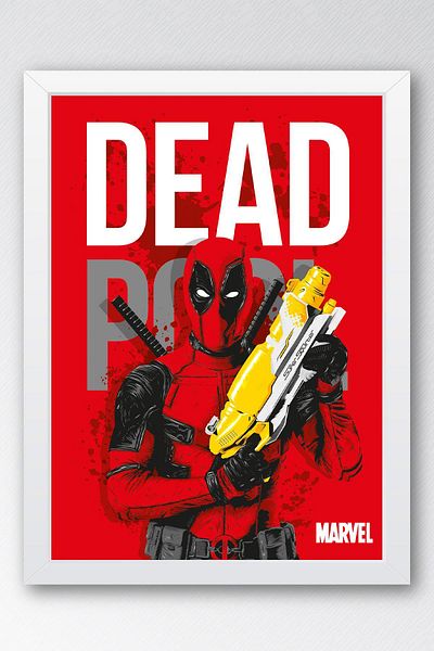 Saturn Pictură înrămată de Deadpool - Pictură poster film Marvel
