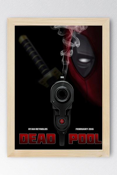Saturn Pictură înrămată de Deadpool - Pictură poster film Marvel