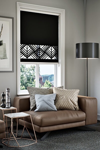 Genel Markalar Lazer Kesim Mat Stor Perde, Lazer Kesimli Modern Serisi, M-101...