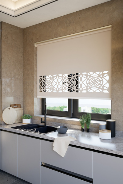 Genel Markalar Lazer Kesim Mat Stor Perde, Lazer Kesimli Klasik Serisi, C-600...