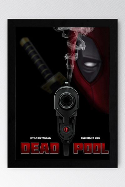 Saturn Pictură înrămată de Deadpool - Pictură poster film Marvel