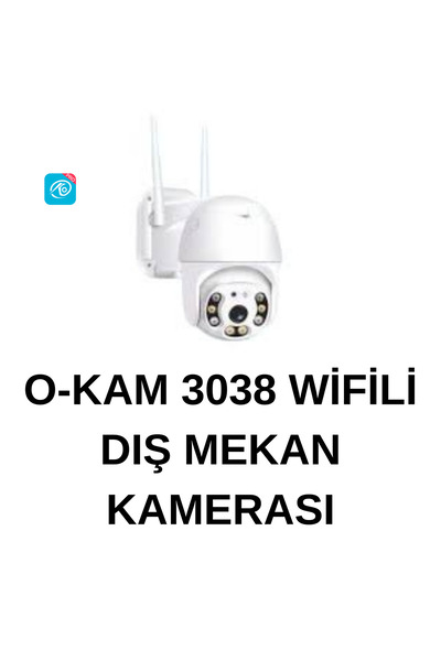 O-KAM 3038 WİFİLİ AKILLI DIŞ MEKAN KAMERA