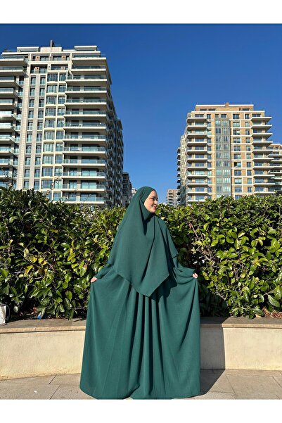 yusracollectionn Φόρεμα Hijab / Σετ Aerobin με πλισέ φερμουάρ