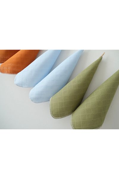 runbaby (10 Pieces) Runbaby Cotton Muslin Fabric Baby Mouth Wipes & Sweat Cloth (Combination 11)
