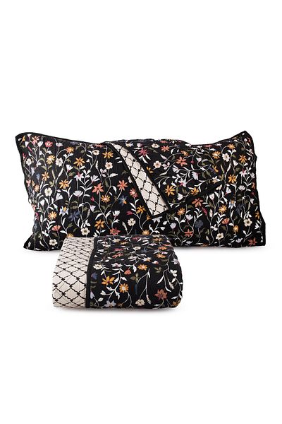 Orange Bed & Bath New Big | Double Bed Cover 3 Pieces - One Vine