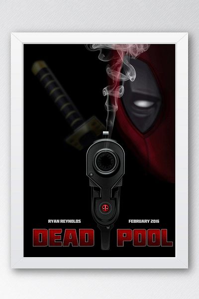 Saturn Pictură înrămată de Deadpool - Pictură poster film Marvel