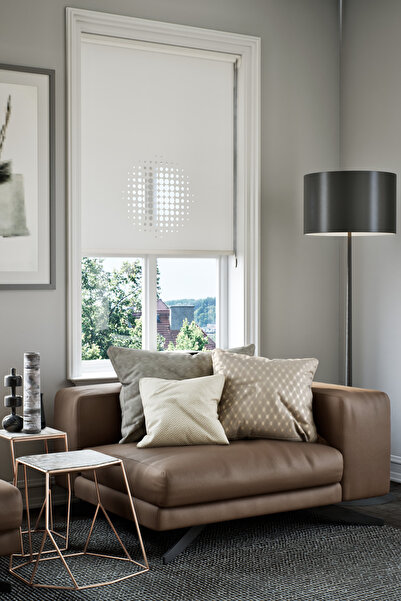 Genel Markalar Lazer Kesim Mat Stor Perde, Lazer Kesimli Modern Serisi, M-900...