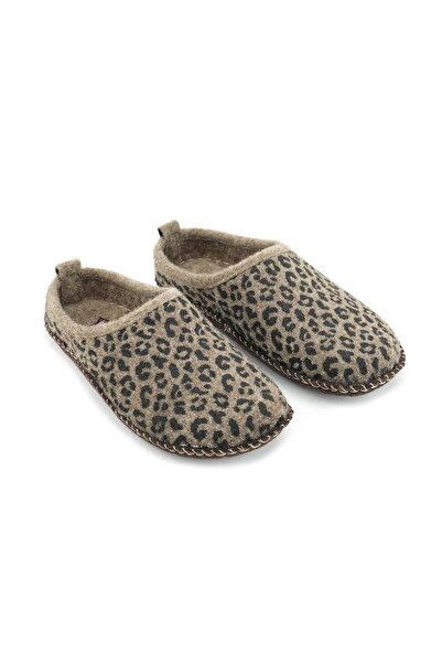 GEZER 15525 Papuci de casă din pânză din pâslă pentru femei