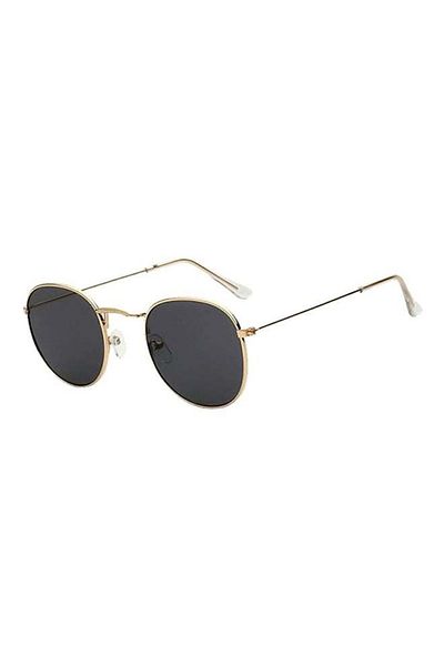 Primo Plus UV Protection Round Frame Sunglasses - Lens Size: 55 mm